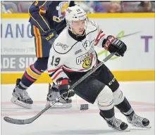  ?? AARON BELL OHL ?? Chase Campbell was acquired by the Kitchener Rangers from Owen Sound for a conditiona­l 10th-round Ontario Hockey League draft pick in 2020. He fills the Rangers’ third and final overage slot.