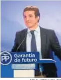  ?? RAQUEL MANZANARES / EFE ?? Pablo Casado.