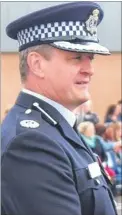  ??  ?? Assistant chief constable Tony Blaker