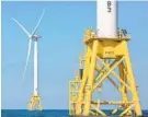  ?? MICHAEL DWYER/AP ?? Maryland has approved plans for a largescale wind project off Ocean City, like the ones off Block Island, Rhode Island.