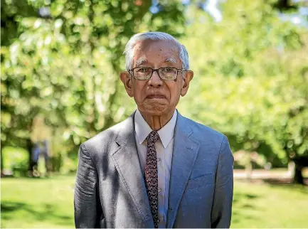  ?? PHOTO: JOHN-KIRK ANDERSON/STUFF ?? Michi Harata, 82, who survived the Hiroshima atomic bomb attack, shares his story to advocate for peace and nuclear disarmamen­t.