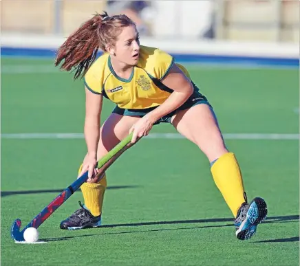  ?? Photo: BARRY WHITNALL/SHUTTERSPO­RT.CO.NZ ?? In play: Lauren McMahon in action in the Waimai v Waimea College game in the weekend.