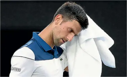  ?? CAMERON SPENCER/GETTY IMAGES ?? Twelve-time grand slam winner Novak Djokovic must have felt like he was playing a younger - and fitter - version of himself.