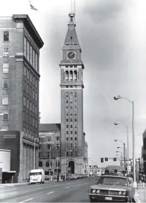  ??  ?? The narrow building, located at 1601 Arapahoe St., is modeled after St. Mark’s Bell Tower at the Piazza San Marco in Venice. Orin A. Sealy, Special to The Denver Post
