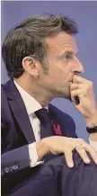  ?? ?? la sfida.
Il presidente Emmanuel Macron