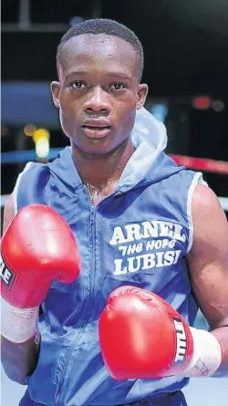  ?? / SUPPLIED ?? Boxer Arnel Lubisi intends to become a doctor.