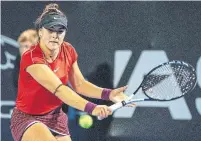  ?? DAVID ROWLAND AFP/GETTY IMAGES ?? “I believe that anything is possible and tonight I think I did the impossible,” Bianca Andreescu said after her victory.