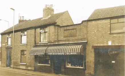  ??  ?? Pictured is Ward’s Butchers in Moore Lane in Loughborou­gh, sent in by Looking Back reader Colin Ward.