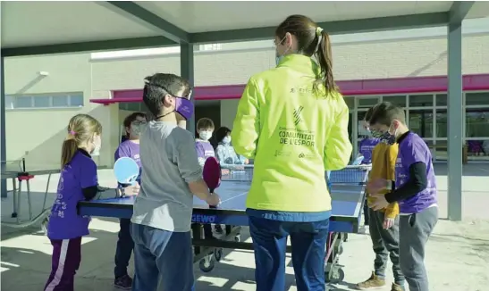  ?? LA RAZÓN ?? La Fundación Trinidad Alfonso financia un plan para programa una hora de educación deportiva en los colegios de la Comunitat