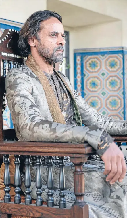  ??  ?? Alexander Siddig plays Doran Martell in the new season of Game of Thrones .