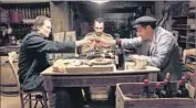  ?? Cohen Media Group ?? AUGUST DIEHL, left, Matthew Rhys and Laurent Gerra in the mild WWII drama “Come What May.”