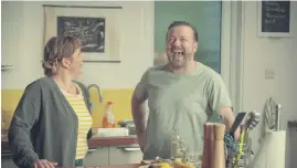  ?? ?? LIFE’S FUNNY. Ricky Gervais laughs at another hot topic in his show.