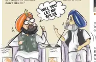  ?? DALJEET KAUR SANDHU/HT ?? Illustrati­on: WILL YOU LET ME SPEAK