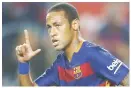  ??  ?? Neymar, 23 anni, quattro gol al Rayo