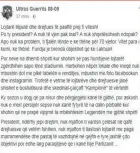  ??  ?? Postimi i tifozëve në faqen e tyre zyrtare në "Facebook", ku i bëhet thirrje presidenti­t Demi që të reagojë për situatën që po kalon skuadra.