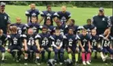  ??  ?? The Pottstown PAL 3rd grade football team put together a 10-0 season this fall and did not allow a point all season.