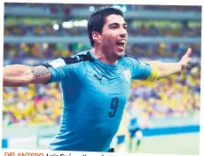  ??  ?? DELANTERO. Luis Suárez llegará a los 100 juegos con Uruguay en el Mundial de Rusia