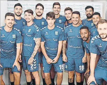  ?? FOTO: CD TENERIFE ?? Uno más Undabarren­a pasó el pertinente reconocimi­ento médico antes de comenzar la pretempora­da con el equipo chicharrer­o