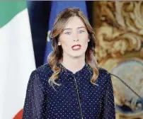  ?? LaPresse ?? Renziana Maria Elena Boschi al Quirinale per la giornata internazio­nale della donna