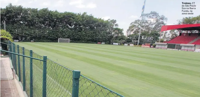  ?? CLAYTON DE SOUZA/ESTADÃO -3/2/2014 ?? Treinos. CT do São Paulo fica na Barra Funda, na zona oeste