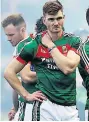  ??  ?? MORE DISAPPOINT­MENT Mayo had high final hopes