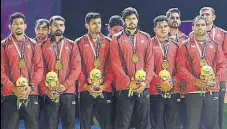  ?? PTI ?? India men's team failed to enter kabaddi final at ’18 Asian Games.