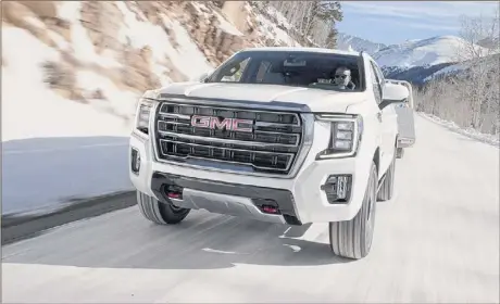  ??  ?? For 2021, the GMC Yukon has been designed from top to bottom.