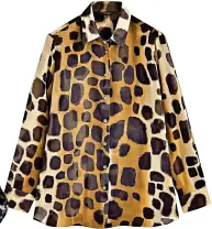  ?? ?? Animal print shirt, €59.95, Massimo Dutti