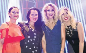  ??  ?? Petra Geber, Lara Antić, Ana Radišić i Lea Mijatović s nestrpljen­jem čekaju novi susret sa Slavonijom