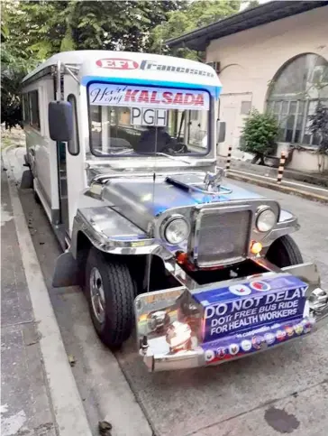  ?? PHOTOGRAPH­S COURTESY OF FRANCISCO MOTORS INC. ?? SOME of the newly-accredited units have the iconic jeepney design such as a Francisco Motors model that preserves the vehicle’s iconic design.