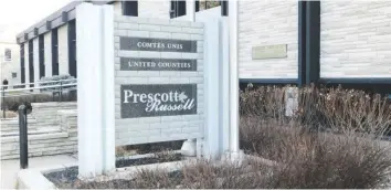  ?? —photo d’archives ?? Les Comtés unis de Prescott-Russell ont maintenant un budget approuvé pour 2022. Le budget comprend une augmentati­on de trois pour cent des taxes.