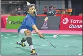  ?? GETTY ?? Sameer Verma was down 6-17 in the 2nd game before he came back to beat Lee Zii Jia of Malaysia in a Thailand Open match.