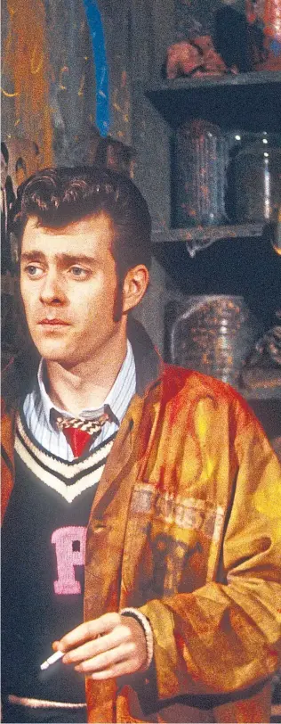  ?? ?? Higgins as Phil, at the Young Vic Theatre in London in 1995