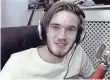  ?? YOUTUBE.COM/PEWDIEPIE ?? Felix “PewDiePie” Kjellberg, 24, was one of several “influencer­s” plugging Warner Bros.’ Middle Earth: Shadow of Mordor console game.