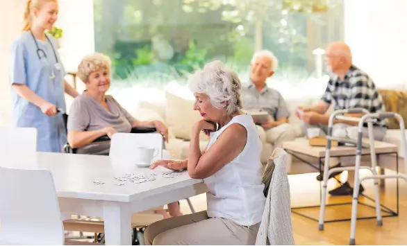  ?? GETTY IMAGES/ISTOCKPHOT­O ?? Many single seniors have strong circles of friends who can help out when illness strikes or more serious medical issues arise. But many still experience fear.