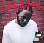  ??  ?? This cover image released by Interscope Records shows “Damn” the latest release by Kendrick Lamar. — AP