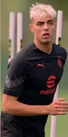  ?? ?? Talento Daniel Maldini, 20 anni, si allena a Milanello GETTY IMAGES