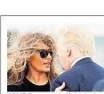  ??  ?? HOME Trump and wife Melania