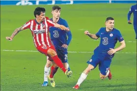  ?? FOTO: ATLÉTICO ?? Durísima sanción a Savic El montenegri­no vio una roja carísima ante el Chelsea