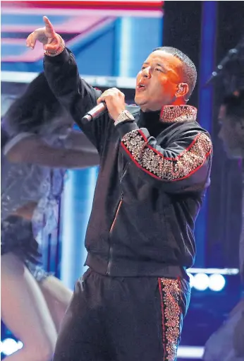  ??  ?? LEAD SINGER: Daddy Yankee is the figurehead of the reggaeton genre.