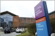  ?? GENE J. PUSKAR — THE ASSOCIATED PRESS ?? This is University of Pittsburgh Medical Center’s MageeWomen’s Hospital in Pittsburgh, March 10, 2020. Cherell Harrington, the lead plaintiff in a lawsuit filed Wednesday, March 11, 2020, naming Allegheny County and University of Pittsburgh Medical Center as defendants, gave birth to her third child at UPMC’s Magee-Women’s Hospital in November 2017. She says medical staff collected her urine without her consent and tested her for drugs.