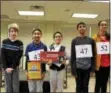  ?? SUBMITTED PHOTO – CHESTER COUNTY INTERMEDIA­TE UNIT ?? Pictured are the 2016 Chester County Spelling Bee winners. Aakash Narayan, second from left, out-spelled the other students to earn the title. The 2017 Chester County Spelling Bee will take place on Feb. 22 at the Chester County Intermedia­te Unit.
