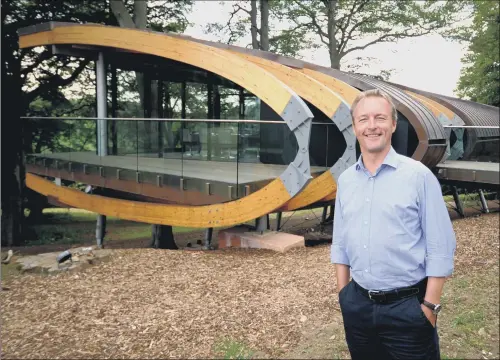  ?? PICTURE: SIMON HULME ?? Jonathan Turner, the entreprene­ur behind the Bayford Group, at Bowcliffe Hall, in Bramham.