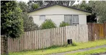  ?? TOM LEE/STUFF ?? A baby was taken from this Arawata Ave house in Tauranga to hospital after suffering serious injuries.