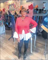  ?? ARLICIA ALSTON ?? Arlicia Alston, owner of Arlicia’s Posh Fashions, a Lansingbas­ed women’s apparel boutique.