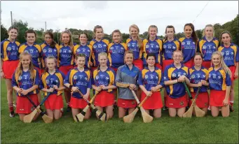  ??  ?? The beaten finalists from Ballinastr­agh Gaels.