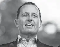  ?? REUTERS ?? Richard Grenell U.S. Ambassador to Germany attends the “Rally for Equal Rights at the United Nations (Protesting AntiIsrael­i Bias)” aside of the Human Rights Council at the United Nations in Geneva, Switzerlan­d, March 18, 2019.