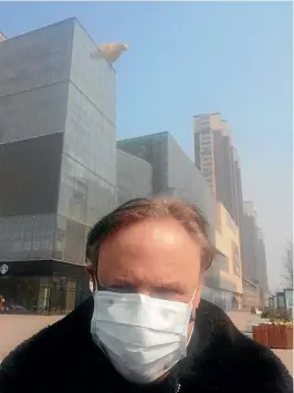  ??  ?? Nelson man Iain Bremner has made the decision to quit his job teaching English in Xi’an, China and move back to Nelson amid the novel coronaviru­s outbreak. He says it is surreal to be in a city of 12 million people that has all but closed down.