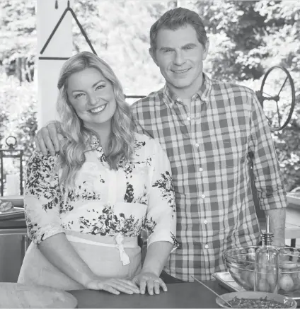  ??  ?? Damaris Phillips and Bobby Flay as seen in “The Bobby and Damaris Show”