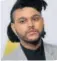  ??  ?? The Weeknd